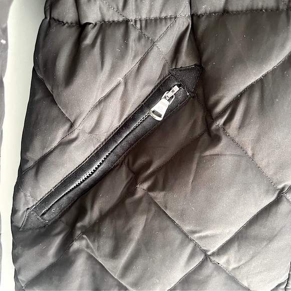 Lauren Ralph Lauren Black Quilted Down Insulated Puffer Coat Size M - No Hood